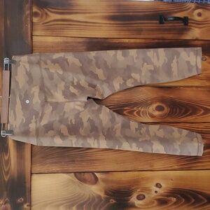 Lululemon Align Tan Camo Leggings